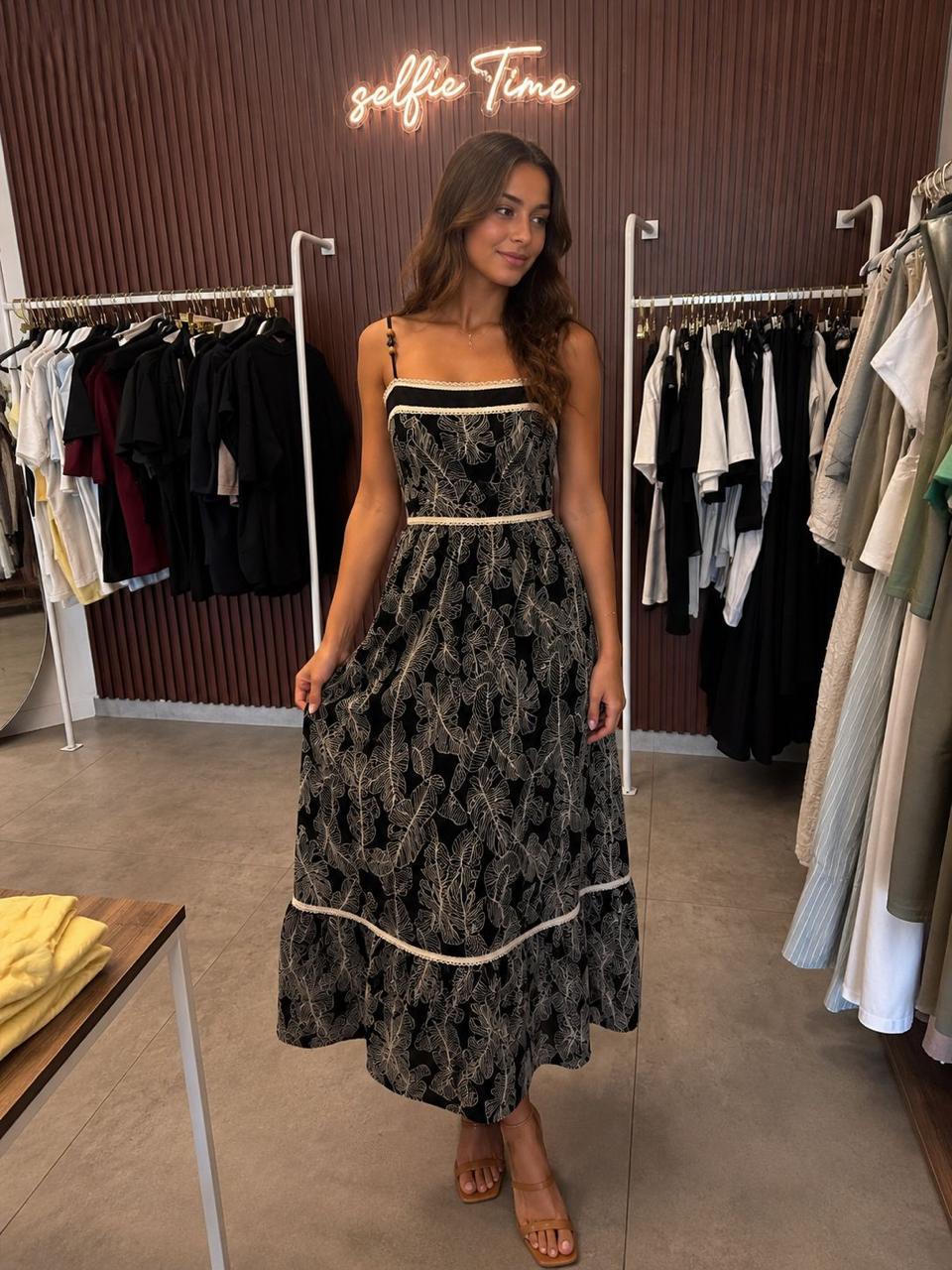 Black Floral Dress