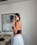 Black Halter Top