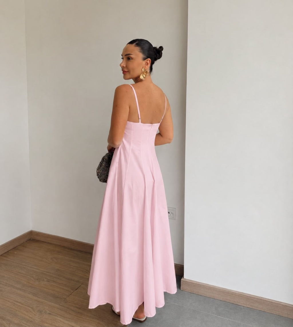 Long Pink Dress