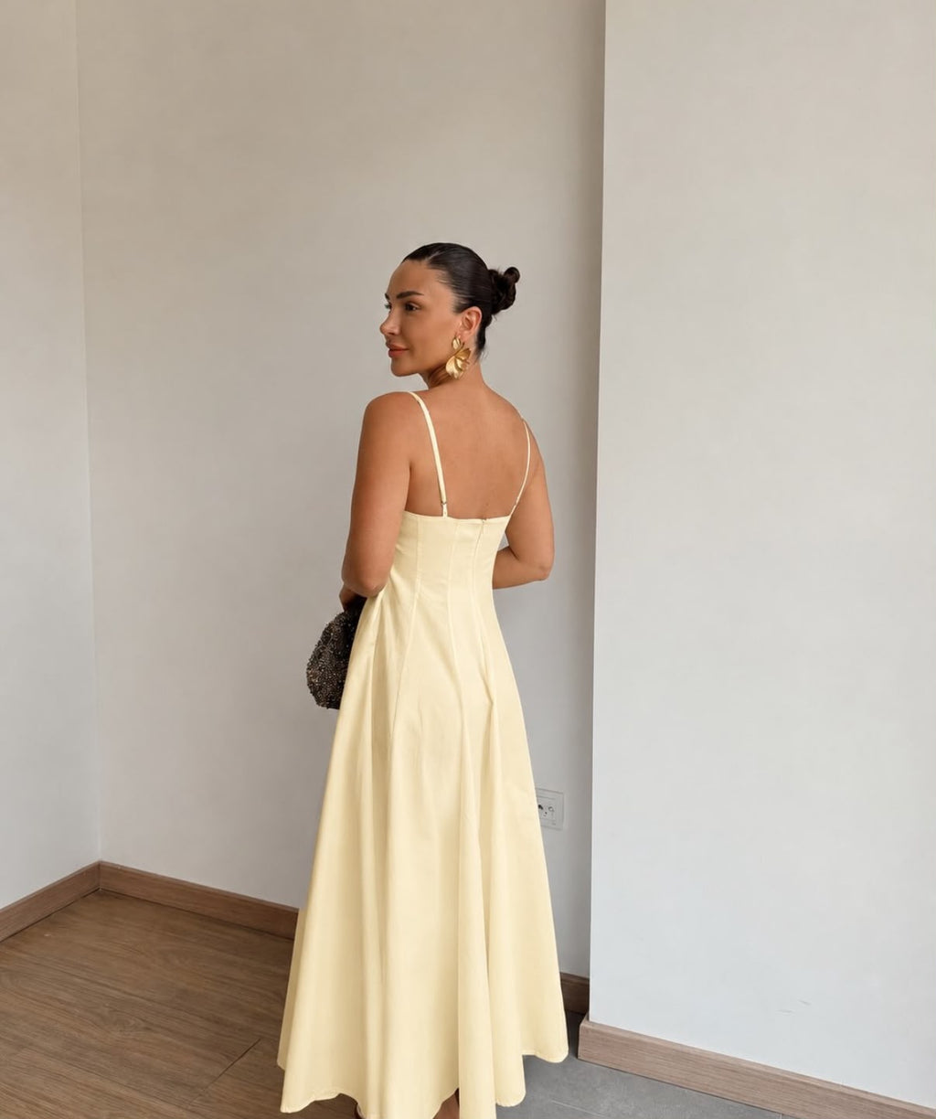 Long Yellow Dress