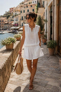 White Linen Set