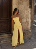 Yellow Evening Dress