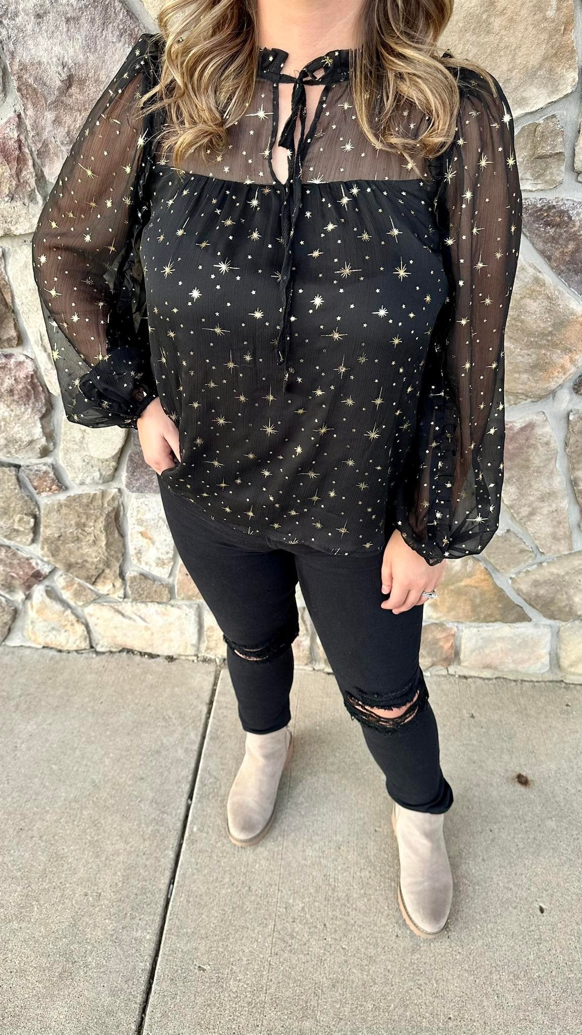 Shooting For The Stars Blouse